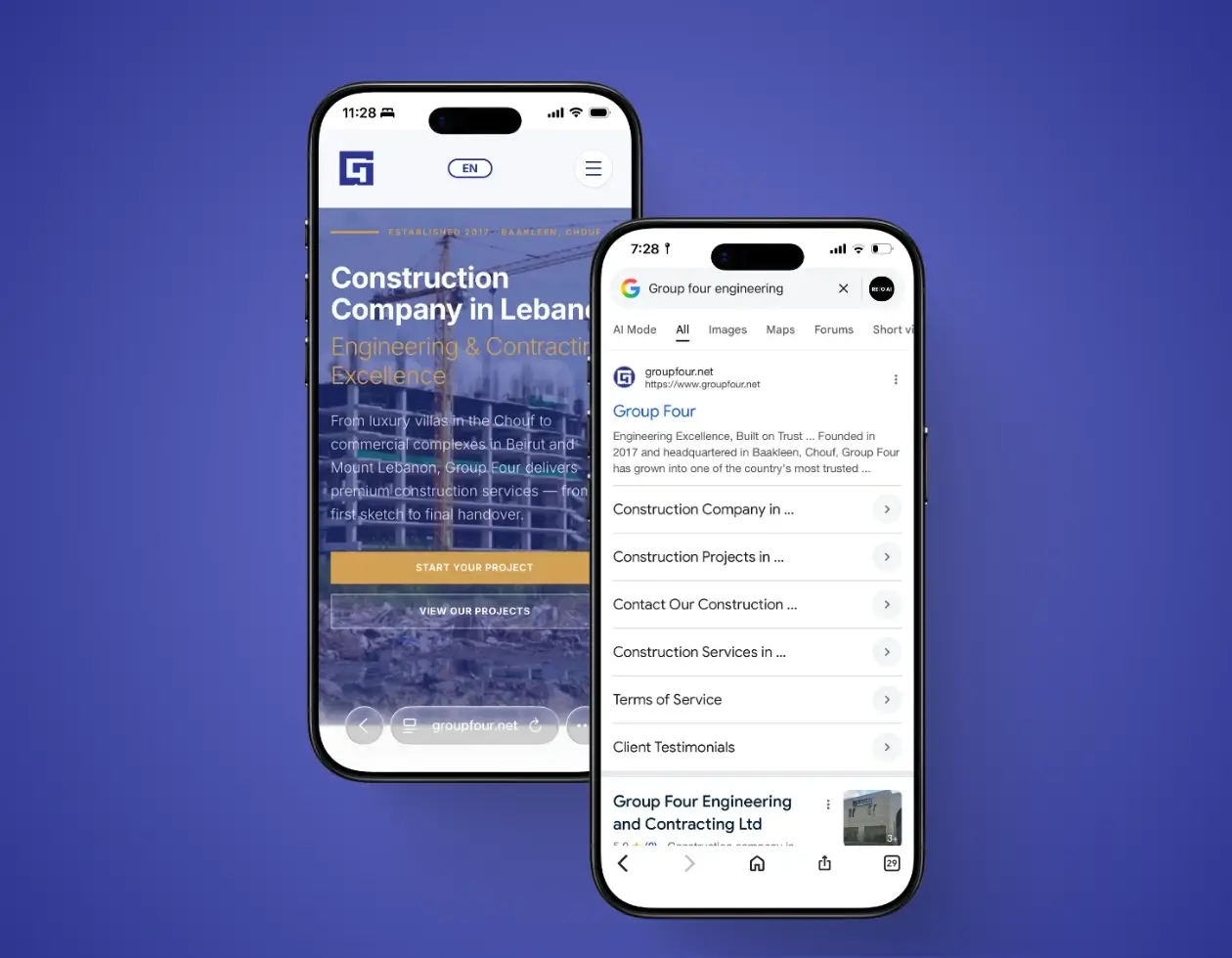 Google Business Profile — Group Four