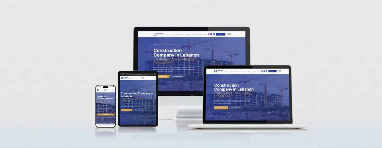Group Four website by Reno AI