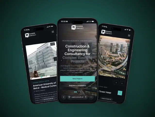 Quadro Consult — construction consultancy operating across 8 countries